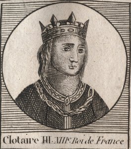 Retrato de Clotario III de Unknown artist