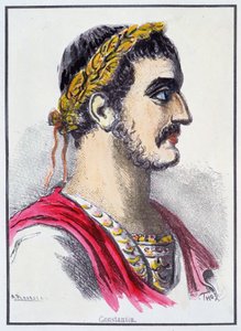 Retrato de Constantino, Emperador Romano de Unknown artist