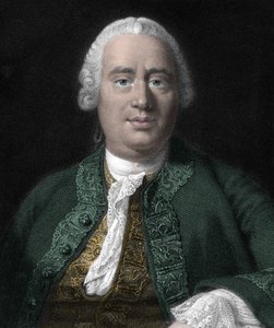 Retrato de David Hume, filósofo escocés (1711-1776) de Unknown artist