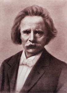 Retrato de Edvard Grieg (dibujo a tiza) de Unknown artist