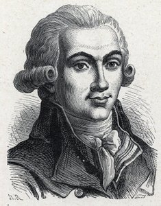 Retrato de Elie Guadet (1758-1794), revolucionario francés. de Unknown artist