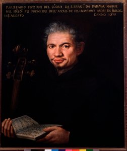 Retrato de Elzeario Pizzoni, compositor italiano