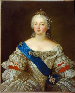 Retrato de la emperatriz Elisabeth Petrovna de Unknown artist