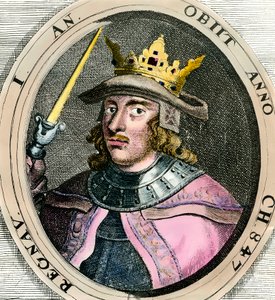 Retrato de Erik I Eigod, Rey de Dinamarca de Unknown artist