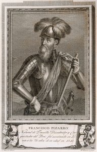 Retrato de Francisco Pizarro (grabado) de Unknown artist