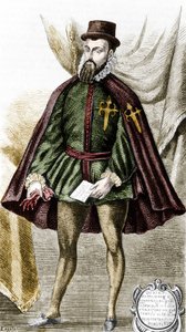 Retrato de Francisco Pizarro (fr. François Pizarre) de Unknown artist