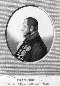 Retrato de Francisco I (1777-1830), Rey de las Dos Sicilias. de Unknown artist