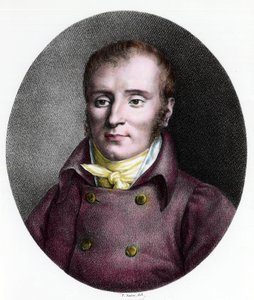 Retrato de Francois Xavier Bichat (1771 - 1802), médico francés. Grabado del siglo XVIII. Colección privada de Unknown artist