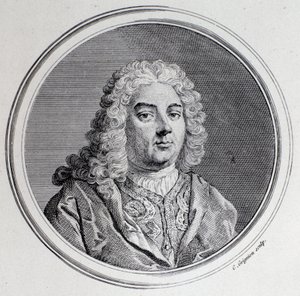 Retrato de Georg Friedrich Handel (grabado) de Unknown artist