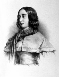 Retrato de George Sand (Aurore Dupin, Baronesa Dudevant) (1804-1876) de Unknown artist