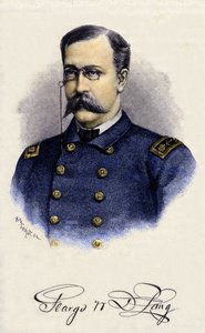 Retrato de George Washington de Long, explorador estadounidense (1844-1881).