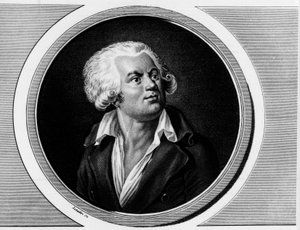 Retrato de Georges Jacques Danton, abogado convencional (1759-1794). Grabado en "Colección completa de pinturas históricas de la Revolución Francesa, en tres volúmenes." 1804. de Unknown artist