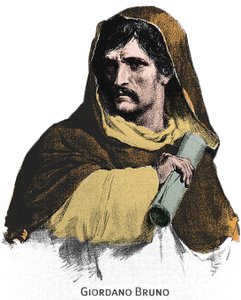 Retrato de Giordano Bruno (1548-1600) de Unknown artist