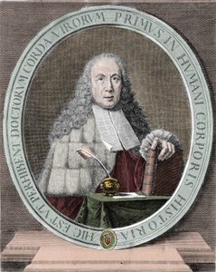 Retrato de Giovanni Battista Morgagni (1682-1771) médico y anatomista italiano. Milanes. de Unknown artist