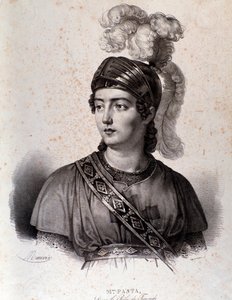 Retrato de Giuditta Pasta en Tancredi, ópera de Gioacchino Rossini