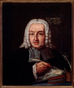 Retrato de Giuseppe Giacomo Saratelli (1714-1762) compositor y organista italiano. Pintura anónima. Siglo XVIII. Bolonia, Museo Bibliográfico Musicale