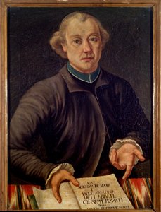 Retrato de Giuseppe Pizzati, teórico musical italiano de Unknown artist