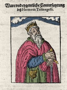 Retrato de Hermes Trimegisto, astrólogo de Unknown artist