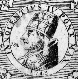 Retrato de Inocencio IV (1195 - 1254)