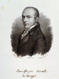 Retrato del compositor italiano Bonifazio Asioli. Grabado. Siglo XIX de Unknown artist