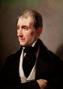 Retrato del novelista y poeta italiano Tommaso Grossi (1790-1853)