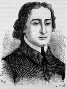Retrato de Jean Baptiste (Jean-Baptiste) Massillon (1663 - 1742). Grabado de finales del siglo XIX en “Histoire de France” de H. Martin de Unknown artist