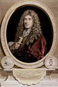 Retrato de Jean Baptiste Lully (Giovanni Battista Lulli) (1632-1687).