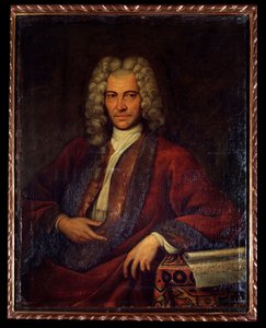 Retrato de Johann Joseph Fux, compositor, teórico musical y pedagogo austríaco