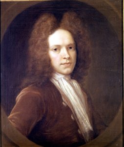 Retrato de John Christopher Pepusch (1667 - 1752) compositor británico de Unknown artist