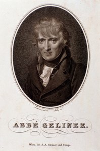 Retrato de Josef Gelinek (Joseph) (1758-1825) pianista, compositor y teólogo austríaco de Unknown artist