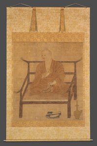Retrato de Kobo Daishi (Kukai) de Unknown artist