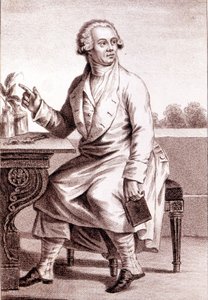 Retrato de Lavoisier (1743-1794) de Unknown artist