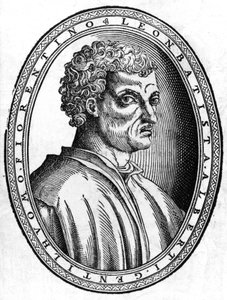 Retrato de León Battista Alberti (1404 - 1472), humanista y arquitecto italiano de Unknown artist