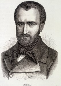 Retrato de Louis Auguste (Louis-Auguste) Blanqui (1805-1881) socialista y teórico revolucionario francés de Unknown artist