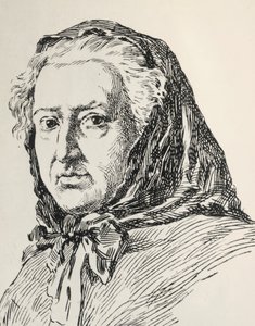 Retrato de Louise Ackermann de Unknown artist