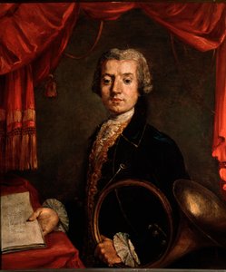 Retrato de Luigi Brizzi, trompista italiano de Unknown artist