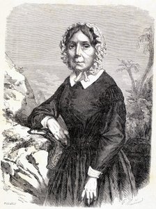 Retrato de Madame Ida Pfeiffer (1798-1858), viajera austriaca. de Unknown artist