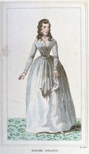 Retrato de Madame Roland, política francesa de Unknown artist