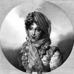 Retrato de María Luisa de Habsburgo Lorena, Emperatriz de los Franceses. de Unknown artist