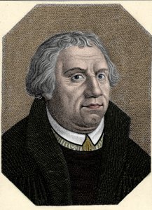 Retrato de Martín Lutero (1483-1546) reformador religioso alemán de Unknown artist