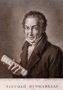 Retrato de Nicola Antonio Zingarelli (grabado)