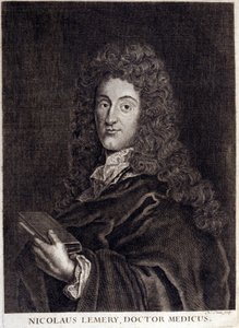 Retrato de Nicolas Lemery (1645 - 1715), boticario y químico francés. de Unknown artist