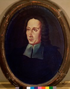 Retrato de Ottavio Pitoni (1657-1743) compositor italiano Pintura anónima. Siglo XVIII Bolonia, museo cívico musical de Unknown artist