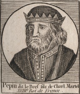 Retrato de Pipino III llamado Pipino el Breve de Unknown artist