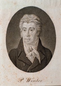 Retrato de Peter Winter (grabado)