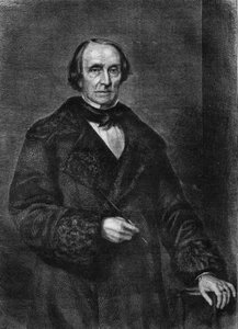 Retrato de Peter von Cornelius, pintor alemán (1783-1867) de Unknown artist
