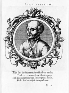 Retrato de Philipp Aureolus Theophrast Bombast von Hohenheim Paracelsus de Unknown artist