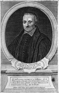 Retrato de Pierre Gassendi (1592 - 1655), filósofo y erudito.