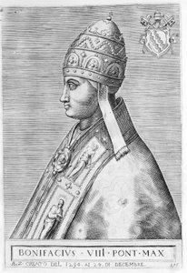 Retrato del Papa Bonifacio VIII (Benedetto Caetani, conocido como Bonifacio VIII)