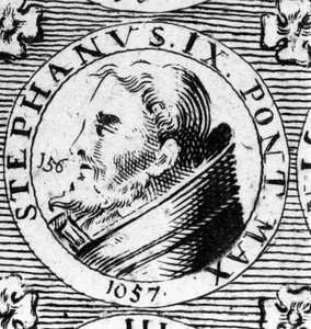 Retrato del Papa Esteban IX